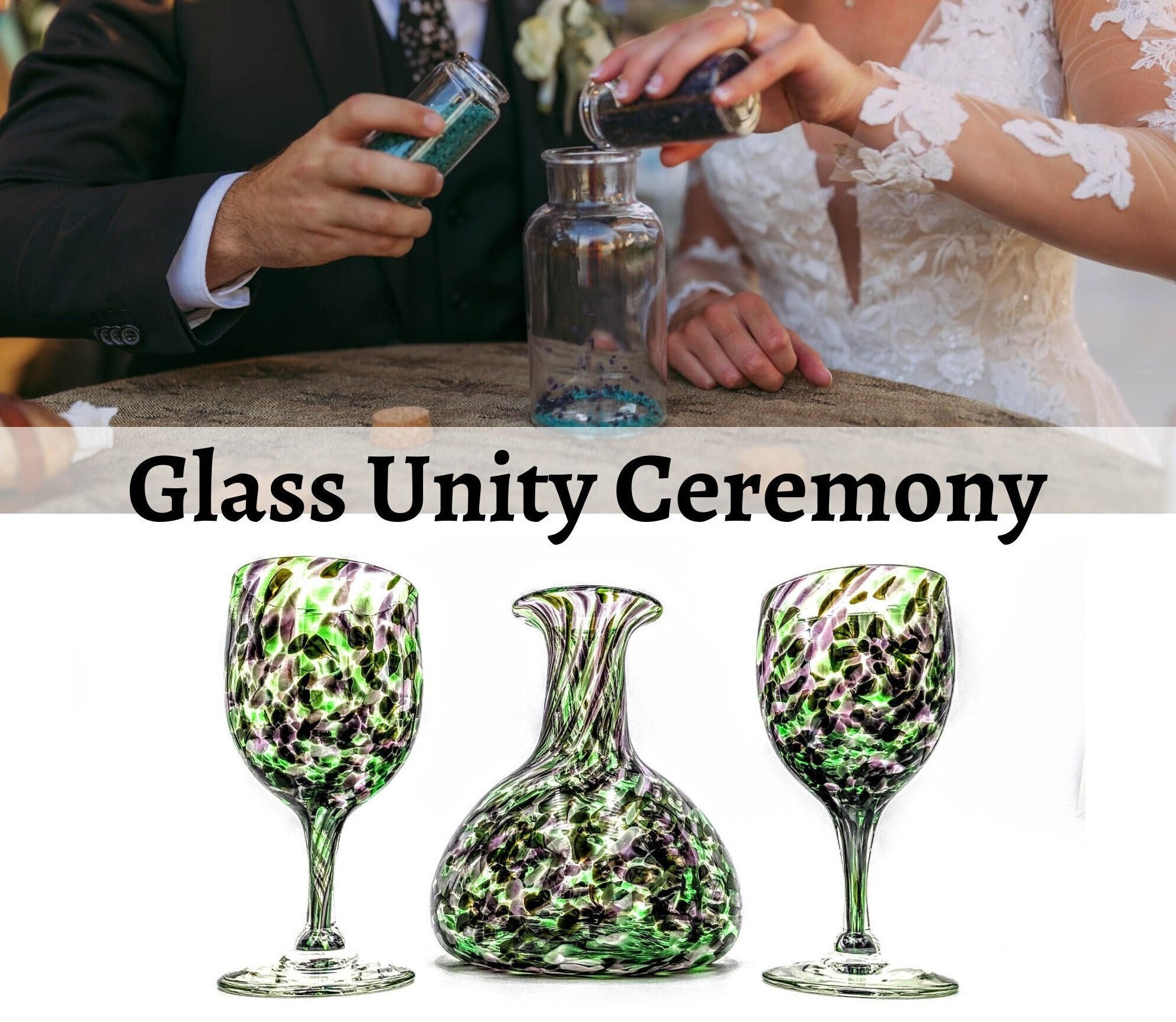Unity Glass Keepsake Set of Drinking Glasses - Unity Glass by LLLA