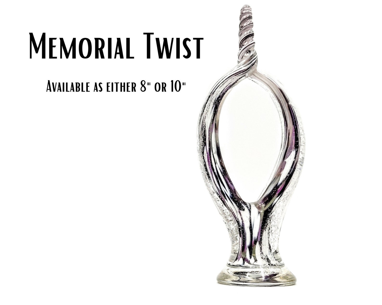 Memorial Glass Ash Keepsakes Etsy