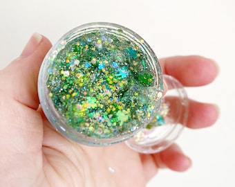Spring Hair Glitter | Hair Glitter Gel | Pink Glitter Gel | Champagne Pink Glitter Gel