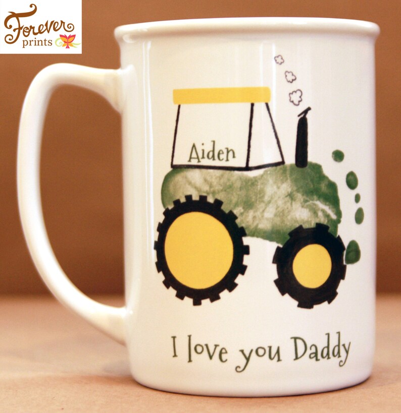 Your child's footprints Perfect Grandpa and Daddy image 1