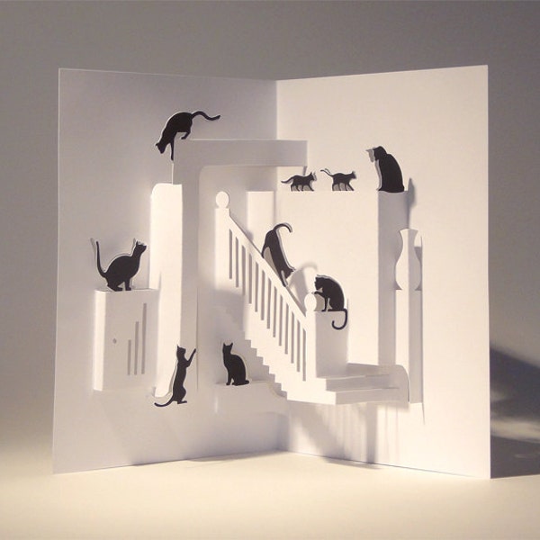 Pop Up Card - Kitty Chaos