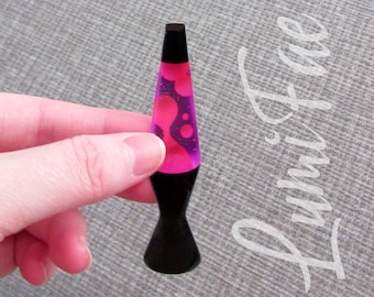 Lava Lamp Sticker: Pink Purple, 90s Midnight Series, Waterproof, Vinyl, Glossy or Matte - LumiFae