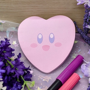 Memorándum de Kirby en forma de corazón
