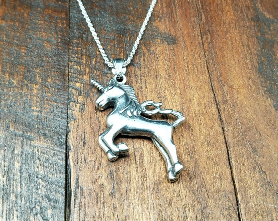 Magical Unicorn Stainless Steel Pendant Necklace - image 3