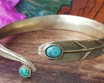 Turquoise Lot Bracelet Cuff Bangel Brass Multi Stone Gemstone Fashion Jewelry 