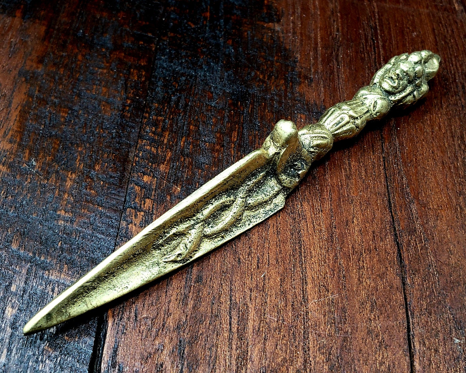 Tibetan Kila Brass Ceremonial Dagger Statue - Etsy