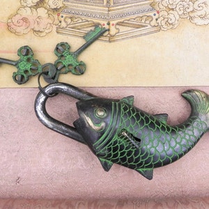 Fish Temple Lock Home Decor hardware accessories