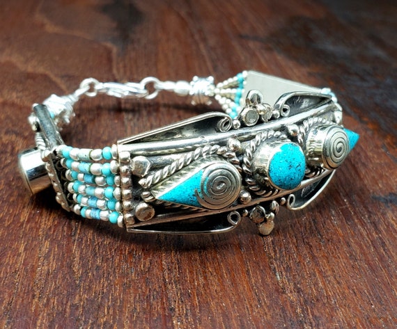 Turquoise shop bracelet etsy
