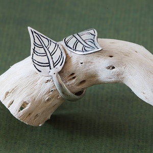 Adjustable Leaf Ring Miao Hmong ethnic tribal bohemian jewelry collection