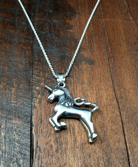 Magical Unicorn Stainless Steel Pendant Necklace - image 4
