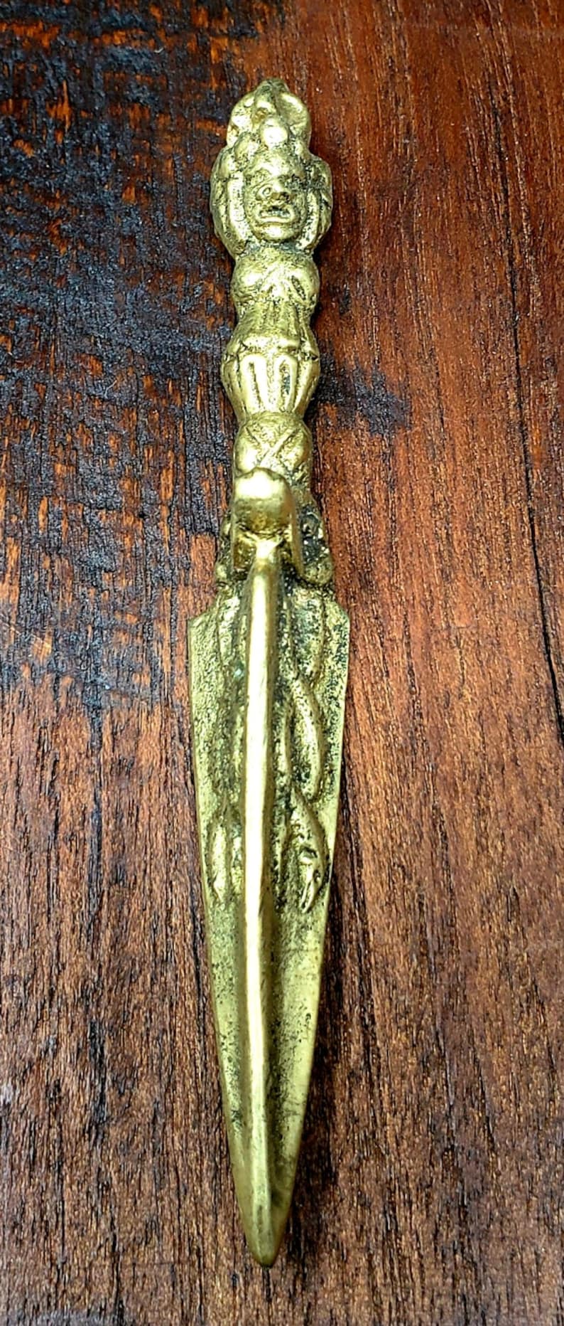 Tibetan Kila Brass Ceremonial Dagger Statue - Etsy
