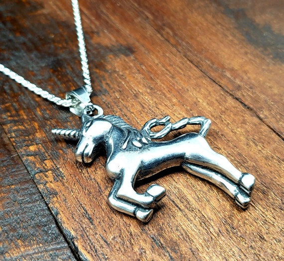 Magical Unicorn Stainless Steel Pendant Necklace - image 2