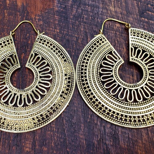 Siya Statement Hoop Earring