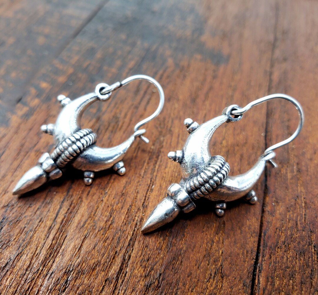 Silver Tribal Handcrafted Earings main image 0