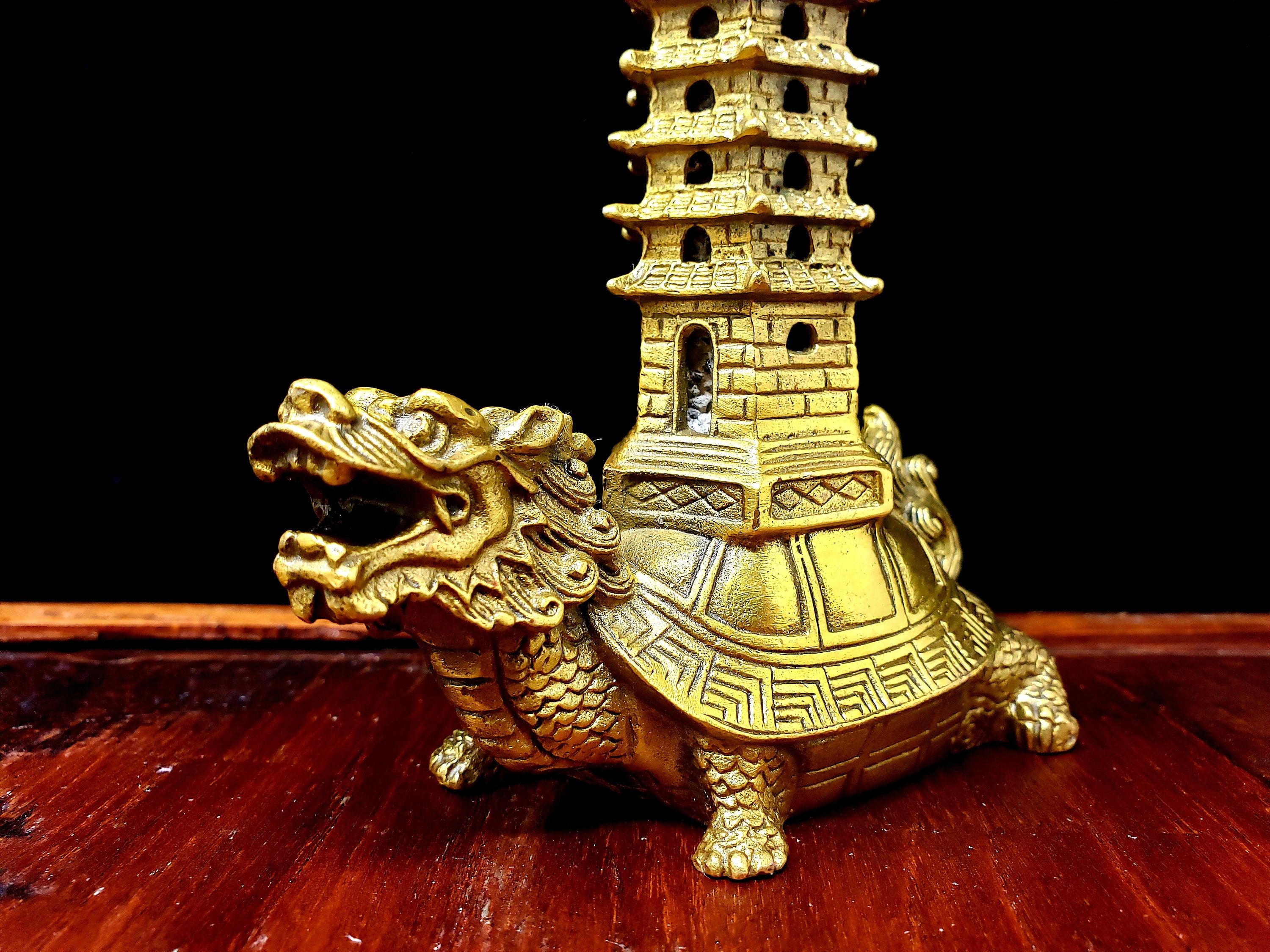 Bixi Dragon Tortuous Chinese Mythological Turtle - Etsy