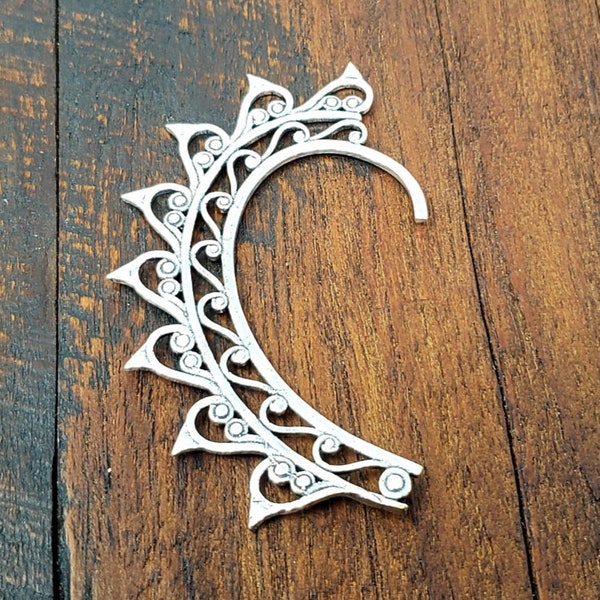 Silver Warrior Ear Cuff Boho Festival Earring Jewelry