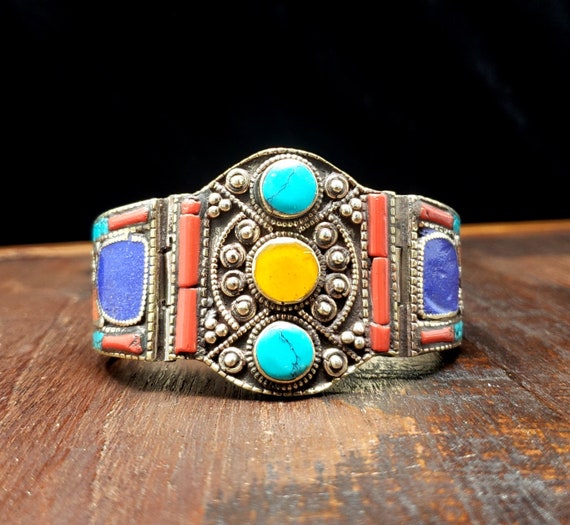 Tibetan cuff best sale bracelet