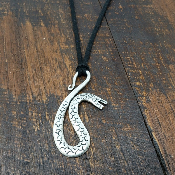 Silver Snake Hmong Miao Hill Tribe pendant