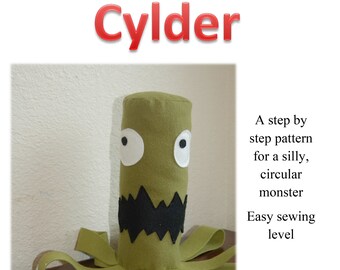 Cylder Monster PDF sewing pattern