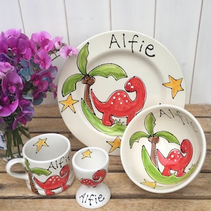 Personalised Children's Dinner Set, Personalised Gift for Children, Personalised Easter Gift, Gifts for Children, Personalised Dinnerware