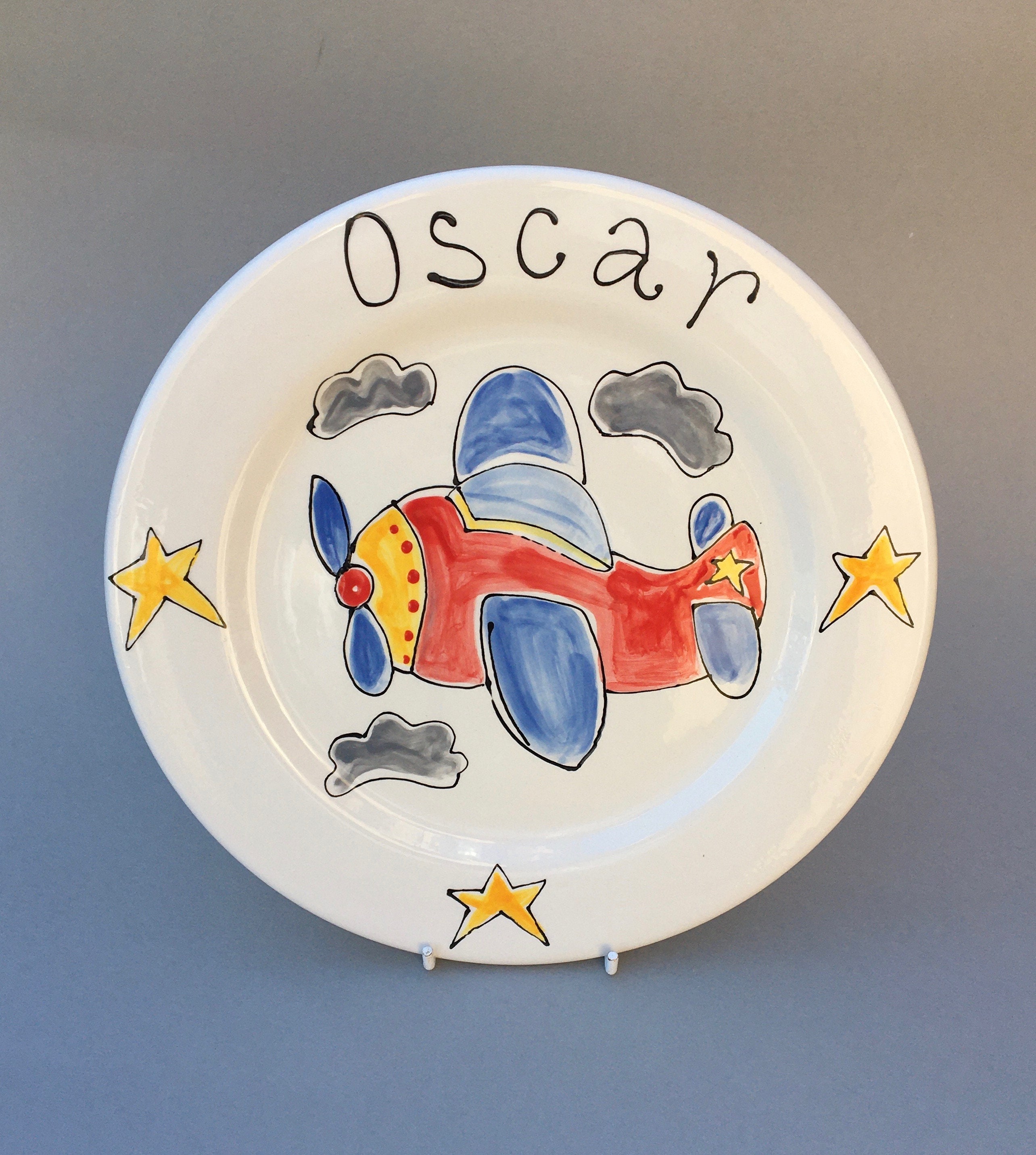 Personalised Children's Dinner Plate Etsy