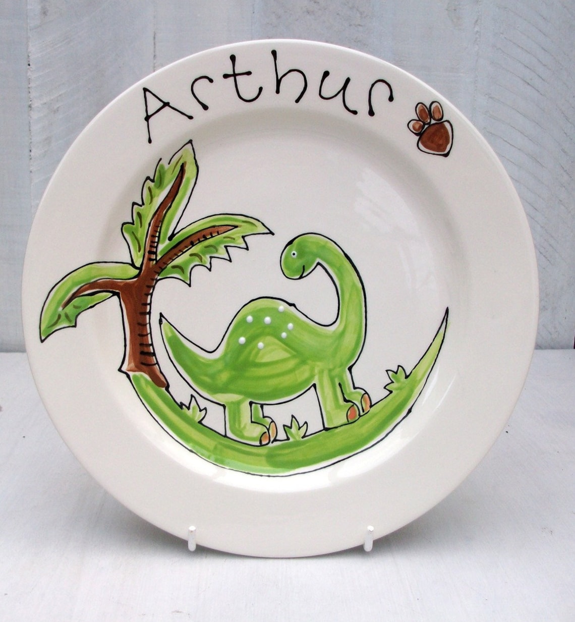 Personalised Children's Dinner Plate Etsy