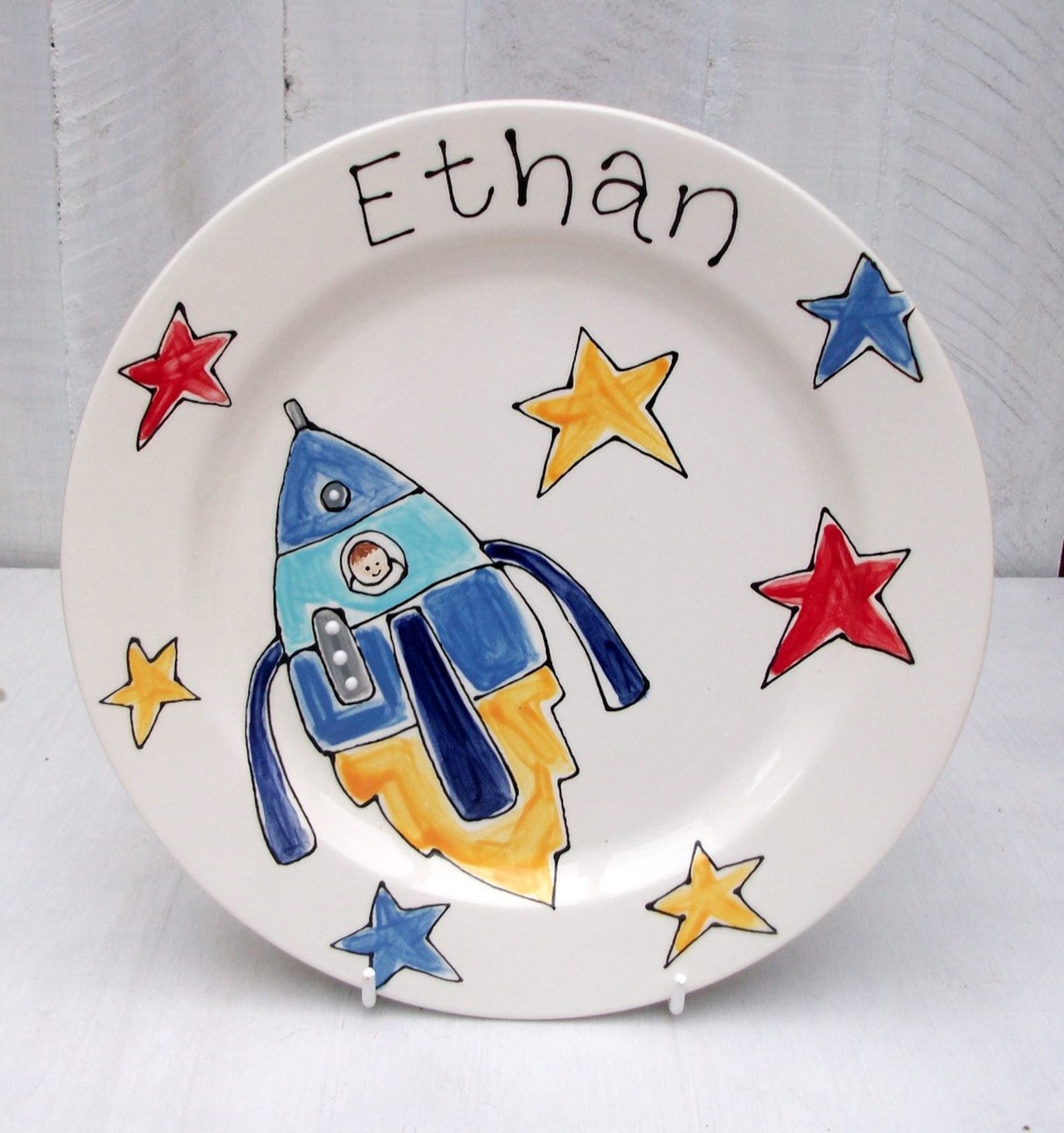 Personalised Children's Dinner Plate Etsy