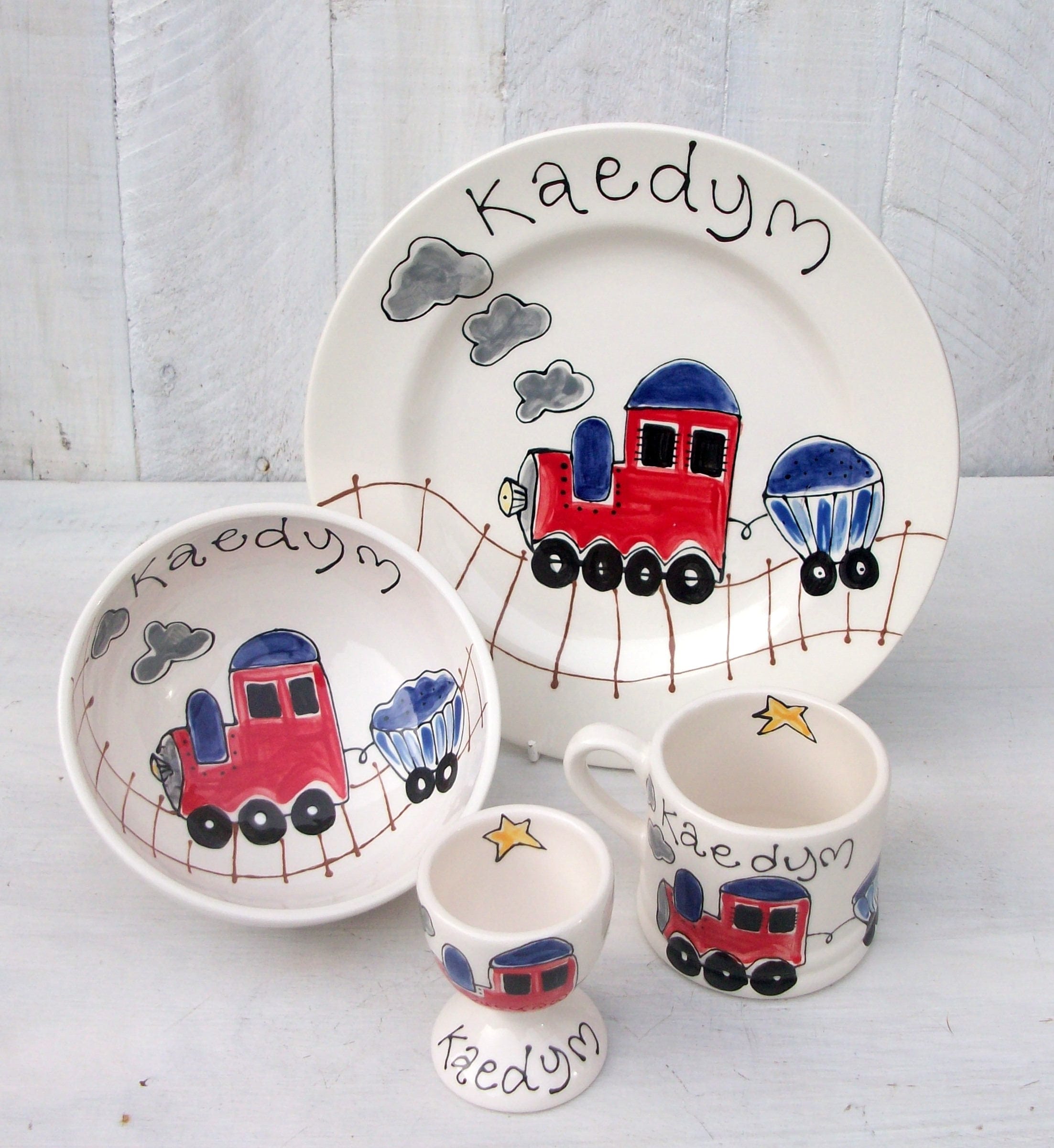 Personalized Children's Dinner Set Etsy
