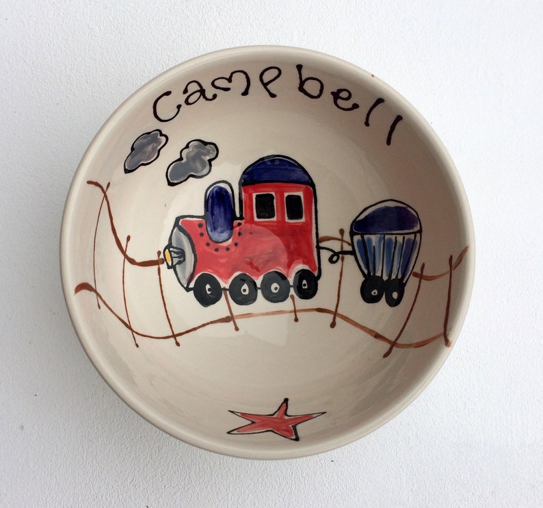 Personalized Cereal Soup Bowl Personalised Gift Breakfast Etsy UK