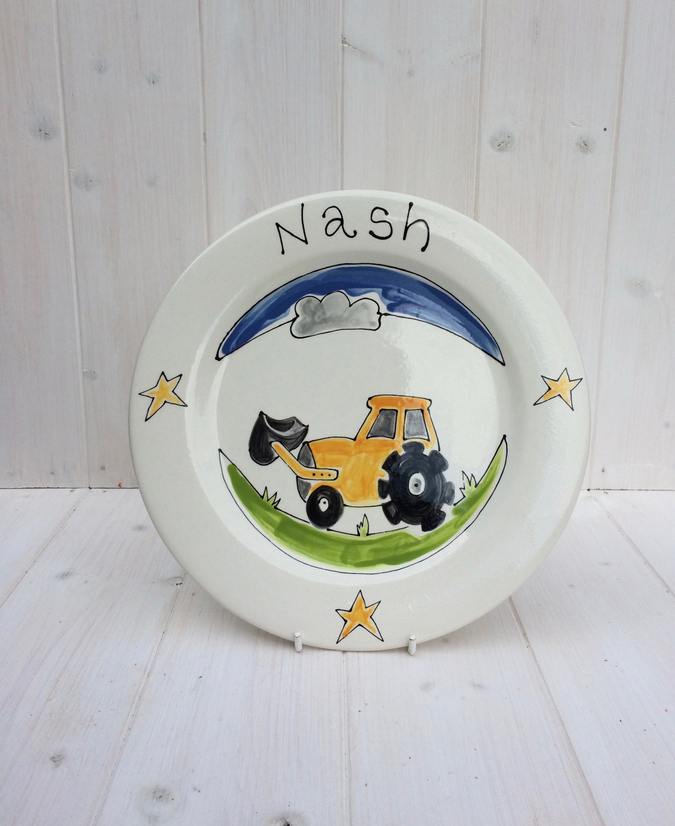 Personalised Children's Dinner Plate Etsy