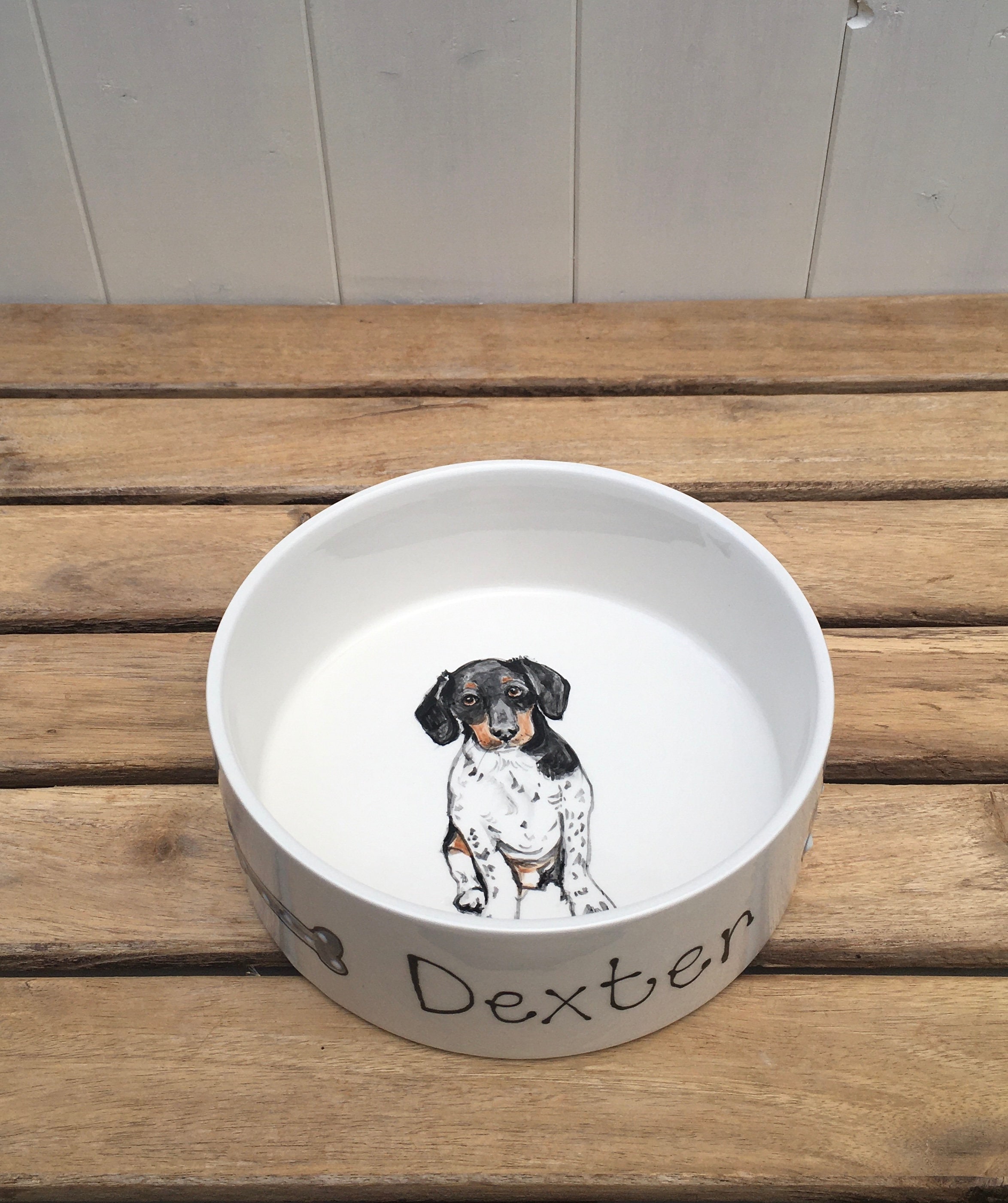 Personalised dog water bowl hotsell
