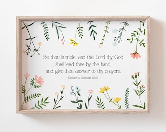 D&C 112:10 | LDS Druckbare Wandkunst | LDS Schrift Wandkunst | Buch Mormon | LDS Zitat Druckbare Kunst | Druckbare Wandkunst