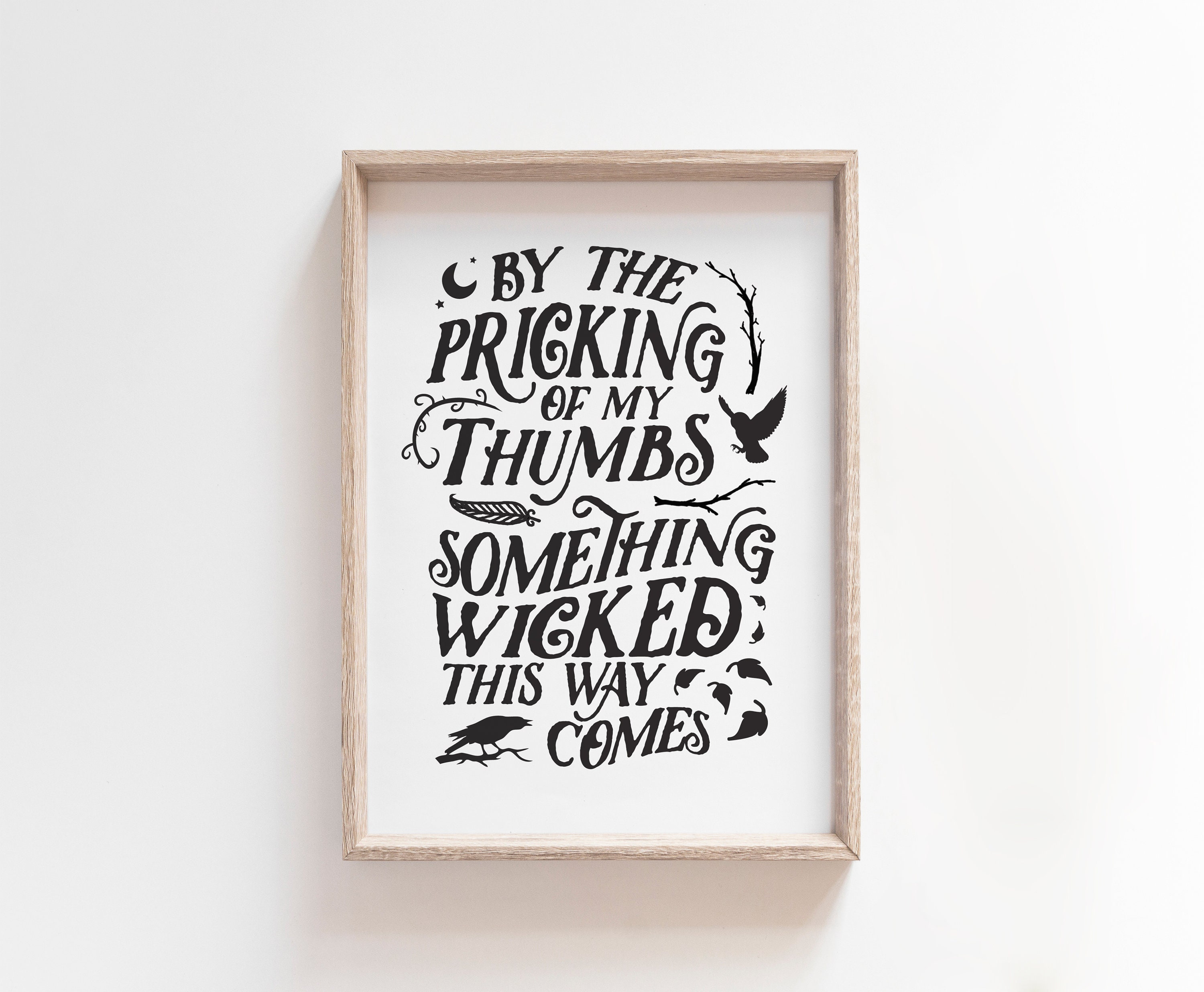 Something Wicked This Way Comes | Macbeth | Halloween Printable Wall ...