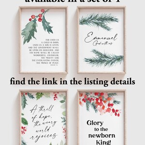 Emmanuel, God With Us | Christmas Printable | Christmas Verse ...