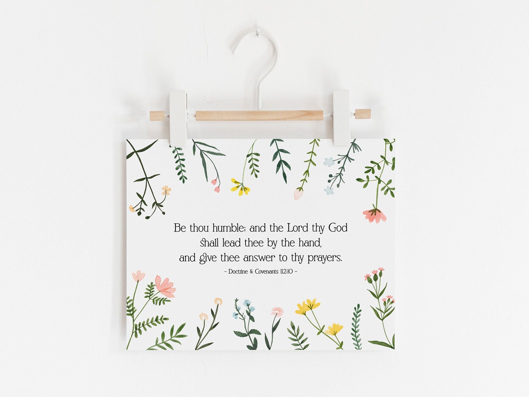 D&C 112:10 | LDS Printable Wall Art | LDS Scripture Wall Art | Book of ...