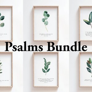 Psalms Bundle | Printable Art | Scripture Wall Art | Christian Wall ...