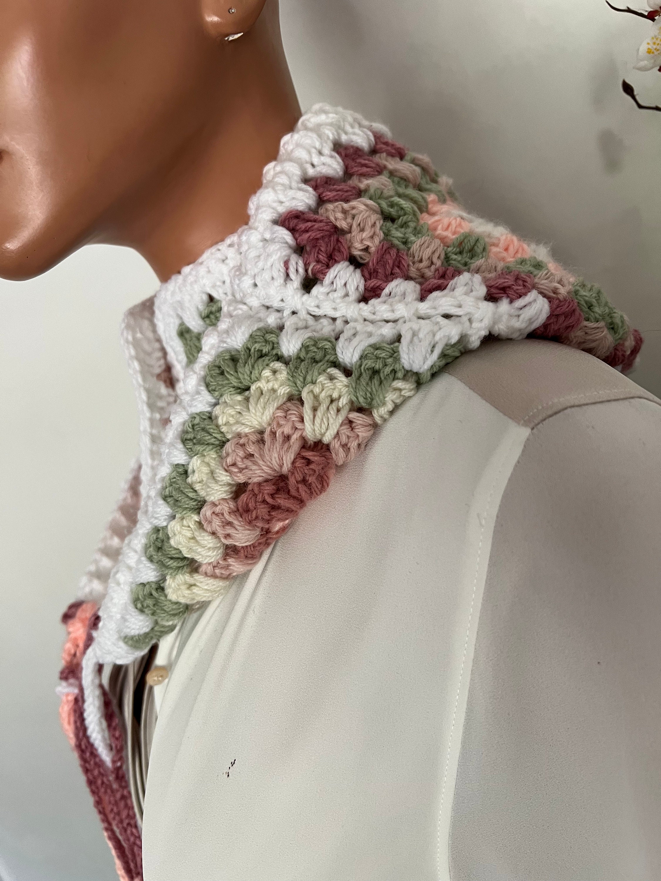 Granny Square Free Form Hoodie Wrap Personalized FREE 