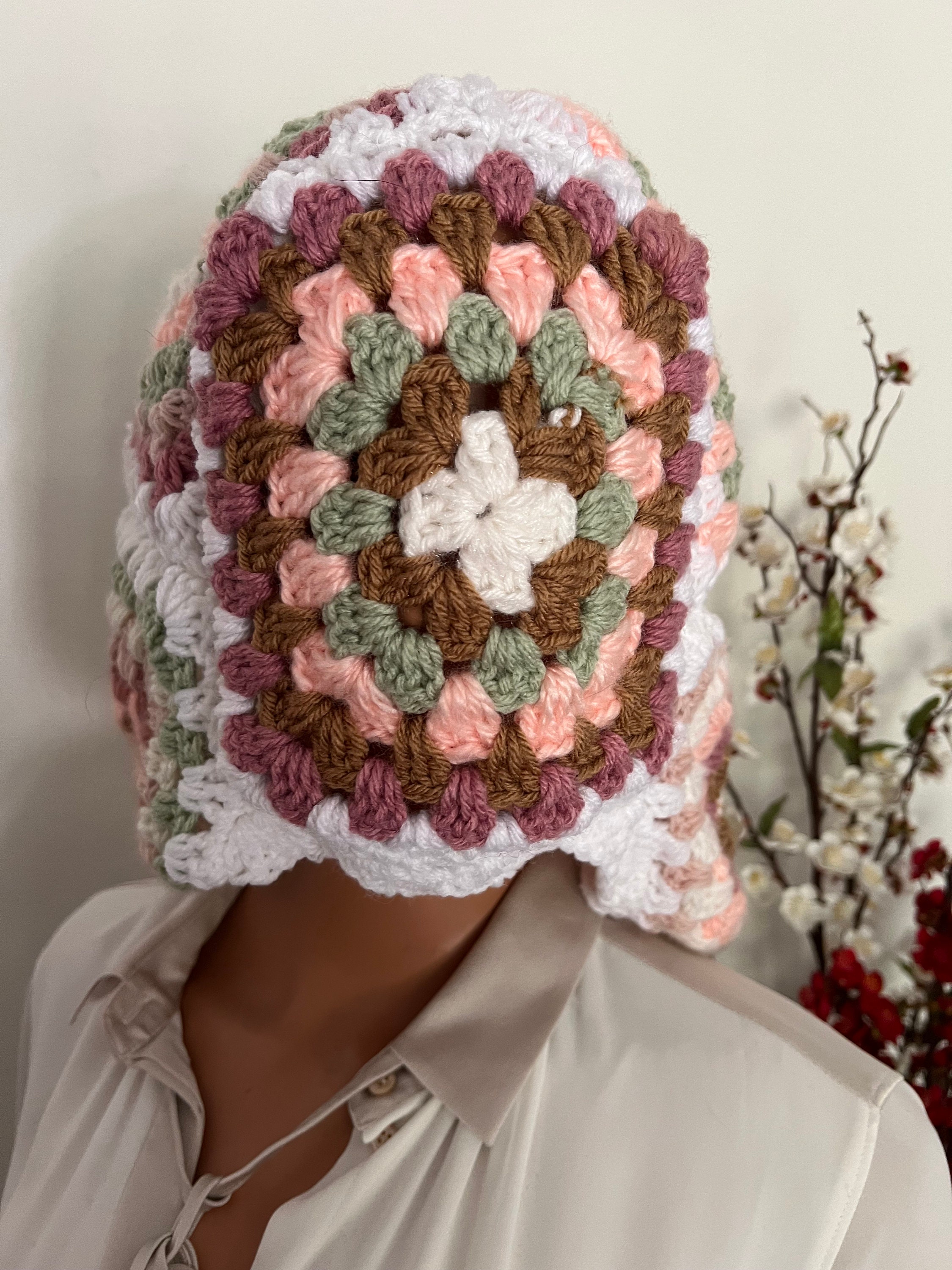 Granny Square Free Form Hoodie Wrap Personalized FREE  display picture 3