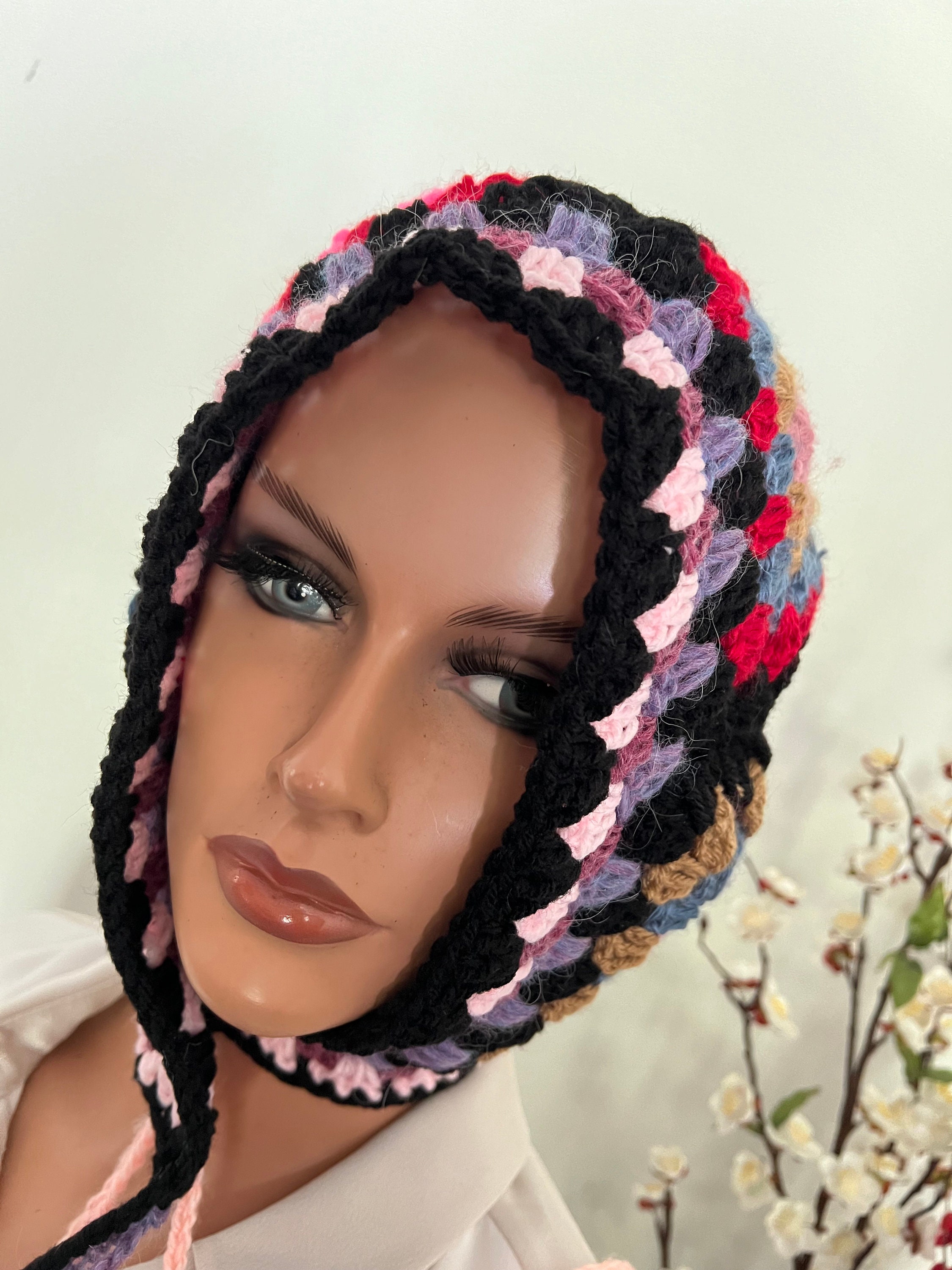 Granny Square Hat Wrap Daytime FREE SHIPPING USA - Etsy