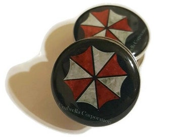 Umbrella Double Flare or Single Flare Plugs sizes 00g - 2 inches