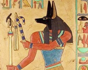 Anubis Egyptian God of The Dead, Tombs & Embalming Cologne Oil - Incense, Cypress, Spice, Vetiver, Jasmine, Wood, White Lotus, Wild Orange