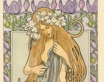 Virgo Zodiac Perfume Oil - Violet, Ylang Ylang, Bitter Almond, Chamomile, Spike Lavender, Herbs, Oakmoss, Wood, The Virgin, Mercury, Earth