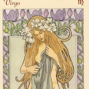 Virgo Zodiac Perfume Oil - Violet, Ylang Ylang, Bitter Almond, Chamomile, Spike Lavender, Herbs, Oakmoss, Wood, The Virgin, Mercury, Earth