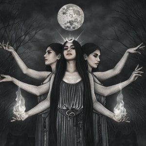 Hekate Göttin Parfüm - Eichenmoos, Neroli, Lavendel, Rose, Myrrhe, Weihrauch, Waldgrün, Vetiver und Gewürze
