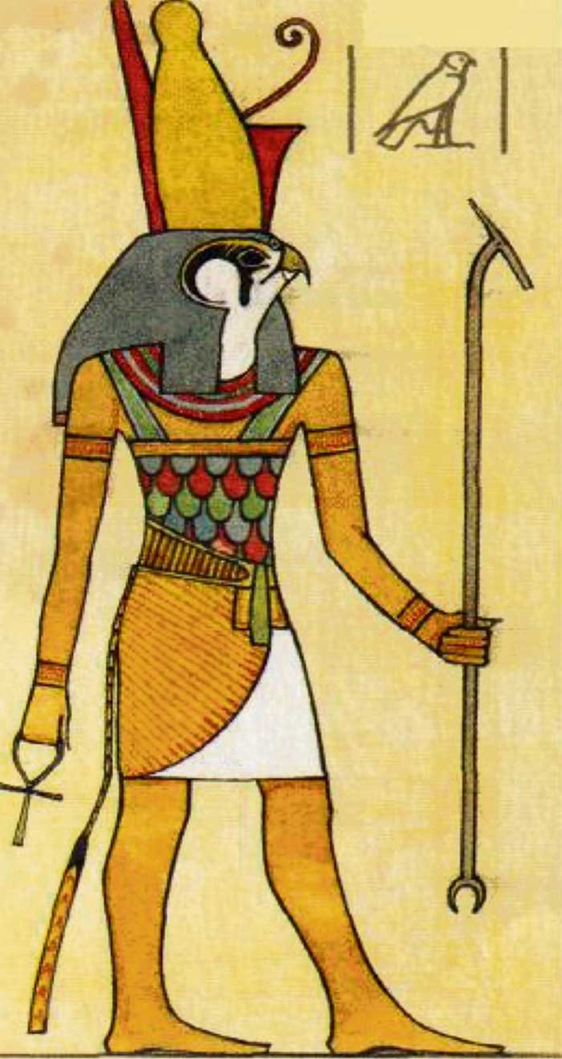 Horus Egyptian God Of The Sky Lotus Absolute Sandalwood Etsy