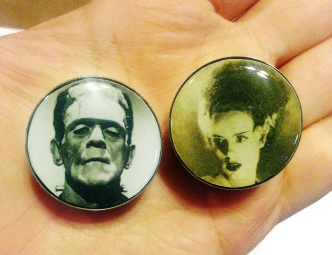 Bride of Frankenstein and the Monster Single Flare or Double - Etsy