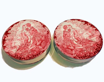 Victorian Couple in Rouge Plugs sizes 0g - 2 Inches Double or Single Flare
