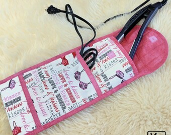 curling-iron-flat-iron-travel-bag-heat-protective-case-fabric-colorful