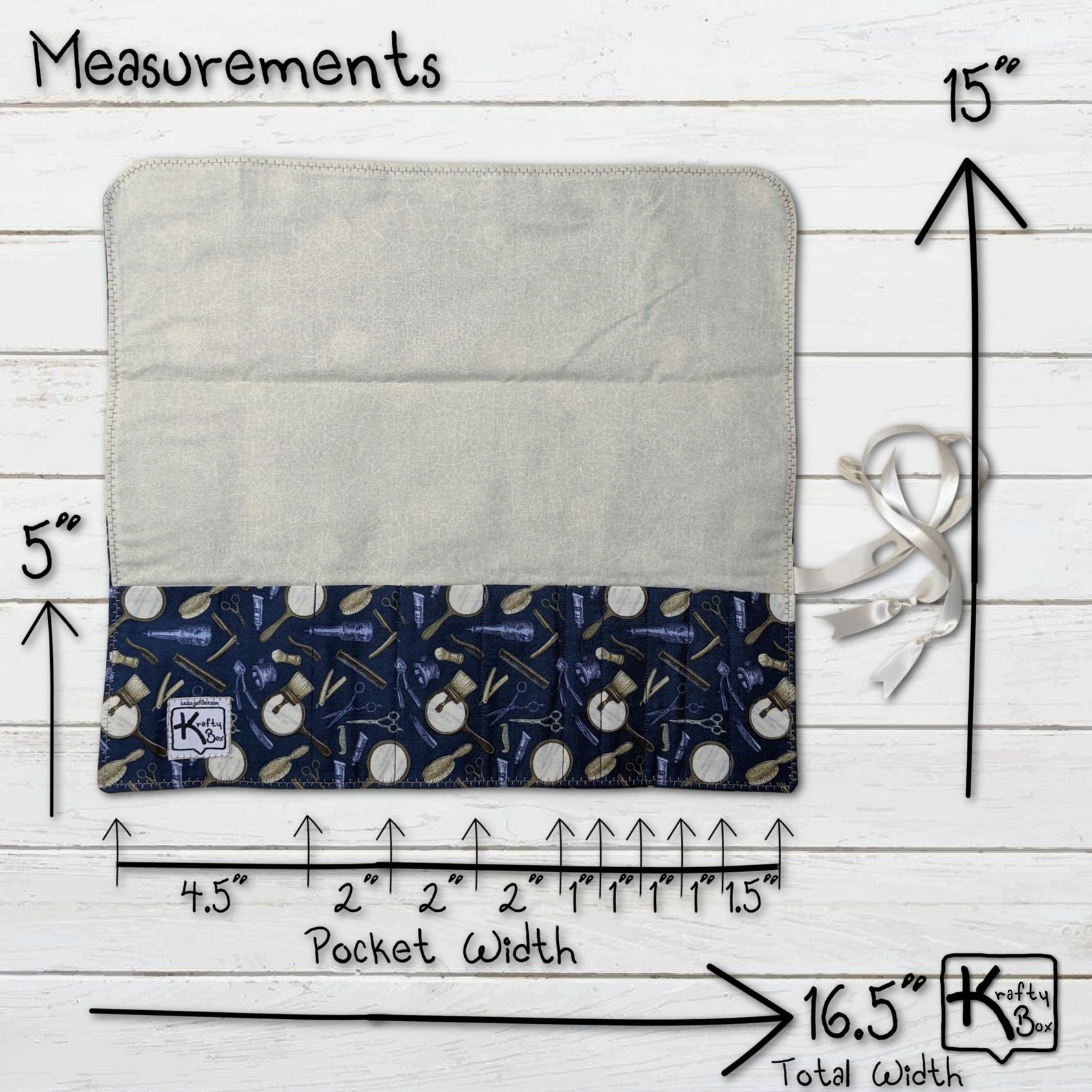 Travel Organizer Art Supplies Rollup Holder Fabric Barber & Etsy