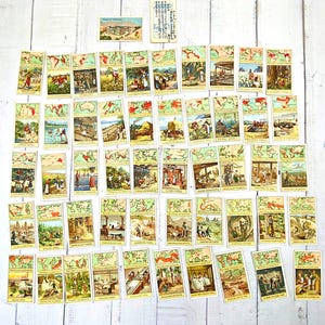 W.D. & H.O. Wills Pirate Cigarettes Set 50 Cards c1910s Industries of the World